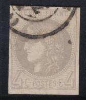 N°41B - Obl. Càd - TB - 1870 Bordeaux Printing