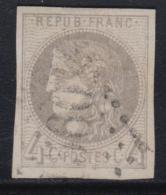 N°41B - Obl. GC - Léger Pli - Asp. TB - 1870 Bordeaux Printing