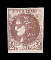 N°40Ba - Rouge Brique - TB - 1870 Bordeaux Printing