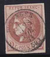 N°40B - Obl. T16 Putanges - Signé Calves - TB - 1870 Bordeaux Printing