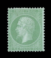 N°35 - 50c Vert Pâle/bleu - Signé Cabany -TB - 1863-1870 Napoléon III Lauré