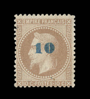 N°34 - Non Emis - Signé Calves - TB - 1863-1870 Napoléon III Lauré