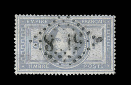 N°33 - Obl. GC 5118 Yokohama - Signé Baudot/Calves - TB - 1863-1870 Napoléon III Lauré