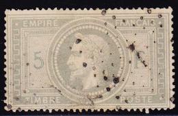 N°33 - Obl. Étoile 1 - Légère - Signé Calves - TB - 1863-1870 Napoléon III Lauré