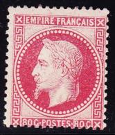 N°32 - 80c Rose - TB - 1863-1870 Napoléon III Con Laureles