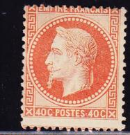 N°31 - 40c Orange - Signé - Décentré - Sinon TB - 1863-1870 Napoléon III Con Laureles