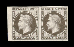 N°30c - Paire - Réimp. Rothschild - TB - 1863-1870 Napoléon III Lauré