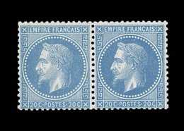 N°29B - Paire - TB - 1863-1870 Napoleon III Gelauwerd