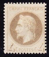 N°27A - TB - 1863-1870 Napoléon III Con Laureles