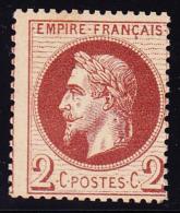 N°26a - TF - Comme ** - TB - 1863-1870 Napoléon III Con Laureles