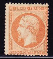 N°23 - 40c Orange - TB - 1862 Napoléon III