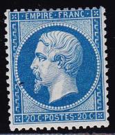 N°22 - 20c Bleu - TB - 1862 Napoleon III