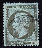 N°19 - Obl. Càd - TB - 1862 Napoleon III