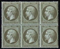 N°19 - Bloc De 6 - TF - TB - 1862 Napoleon III