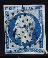 N°14Ad - Bleu S/vert - TB - 1853-1860 Napoléon III