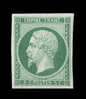 N°12b - Vert Foncé - TB - 1853-1860 Napoléon III