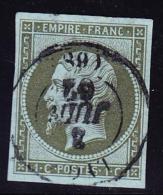 N°11 - Càd 3/6/62 - TB - 1853-1860 Napoleon III