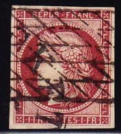 N°6 - Obl. Grille Sans Fin - TB - 1849-1850 Cérès
