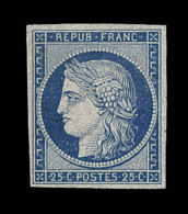 N°4a - Bleu Foncé - Signé Calves - TB - 1849-1850 Ceres