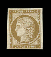 N°1a - Bistre Brun - TB - 1849-1850 Ceres