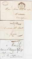 Lot De 32 MP - "32 BORDEAUX" Dt 1 MP Du 18ème Siècle (1790) - Len N°23 - 1 MP Au T13 - TB - 1801-1848: Precursores XIX