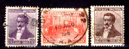 Argentina-00110 - Valori Emessi Nel 1916 (o) - Privi Di Difetti Occulti. - Oblitérés
