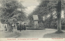 Gistel.  -   Prioraat Ghistel  -   De Ommegang Rond Het Genadebeeld  -   1908 Naar  Salzinnes - Gistel