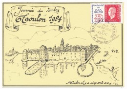 FRANCE => Carte Locale "Journée Du Timbre" 1994 TOULON (Marianne Dulac) - Tag Der Briefmarke