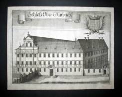 Hofberg Oberköllnberg Landshut Kupferstich Wening - Estampes & Gravures