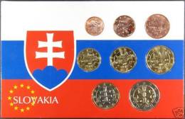 SLOVAKIA 2009 COMPLETE SET EURO COINS UNC - Slovaquie