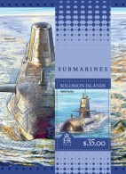 Solomon Islands. 2016 Submarines. (320b) - Sous-marins