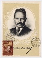 CARTE MAXIMUM CM Card USSR RUSSIA Literature Writer Sholokhov Nobel Prize - Cartoline Maximum