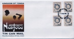 Tonga First Day Cover Celebrating Tin Can Mail. - Tonga (1970-...)