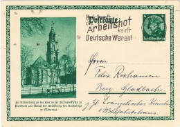 ST-L38 - ALLEMAGNE Entier Postal Illustré De Potsdam Eglise De Garnison 1933 - Cartes Postales