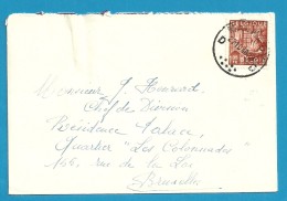 762 Op Brief Met Stempel MALMEDY  (Oostkanton - Canton De L´est) - 1948 Export