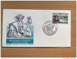 Djibouti Dschibuti 1991 FDC Christophe Colomb Columbus Kolumbus Sailing America Discovering Mi. 561 - Cristoforo Colombo