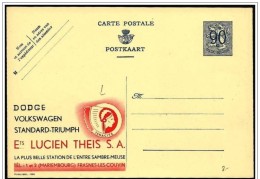 Belgio/Belgium/Belgique: Publibel, Intero, Stationery, Entier, Indiano, Indian, Auto, Cars, Voiture - Indiani D'America