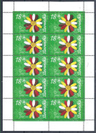 2006 SLOVAQUIE 462** Europa, Fleur, Feuillet De 10, Kleinbogen - Nuevos