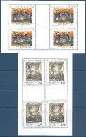 2005 SLOVAQUIE 453-54** Tableaux, Rembrandt Feuillets De 4, Kleinbogen - Unused Stamps