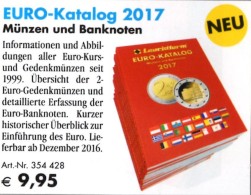 EURO Münz Katalog Deutschland 2017 Neu 10€ Für Numis-Briefe/Numisblätter Neue Auflage Mit Banknoten Catalogue Leuchtturm - Materiale