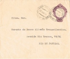 19969. Carta Entero Posstal RIO De JANEIRO (Brazil)  1921. Secciao Noite - Postwaardestukken