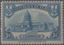 1929-52 CUBA REPUBLICA. 1929. Ed.236. 5c CAPITOLIO NACIONAL. CAPITOL. MNH. - Nuovi