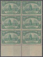 1929-55 CUBA REPUBLICA. 1929. Ed.234. 1c CAPITOLIO NACIONAL. CAPITOL. BLOCK 6 ORIGINAL GUM. - Unused Stamps