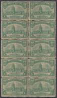 1929-56 CUBA REPUBLICA. 1929. Ed.234. 1c CAPITOLIO NACIONAL. CAPITOL. BLOCK 10 ORIGINAL GUM. - Unused Stamps