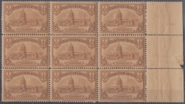 1929-63 CUBA REPUBLICA. 1929. Ed.236. 10c CAPITOLIO NACIONAL. CAPITOL. BLOCK 9 ORIGINAL GUM. - Neufs