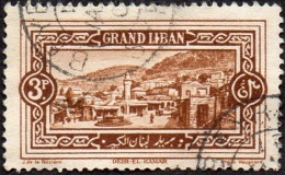 Grand Liban Obl. N°  59 - Site Ou Monument - Deir -el-Kamar - Oblitérés
