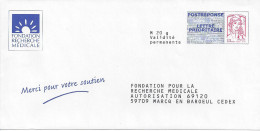 ENTIER POSTAL PAPR - POSTREPONSE Fondation Recherche Médicale 14P317 - Ciappa Kavena - Listos Para Enviar: Respuesta /Ciappa-Kavena