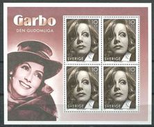 180 SUEDE 2005 - Yvert BF 30 - Cinema Greta Garbo - Neuf ** (MNH) Sans Trace De Charniere - Ungebraucht