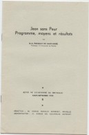 Pocquet Du Haut -Jussé,Rennes, 1955 ,Bruxelles, Jean Sans Peur,Programme, Moyens, Résultats - 2. Middeleeuwen