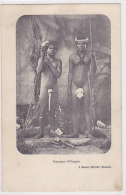 Cpa - Nouvelle Calédonie - Canaques D'ouagoa - Personnages - étui Pénien / Penis Sheath -edi J.raché - Nouvelle Calédonie